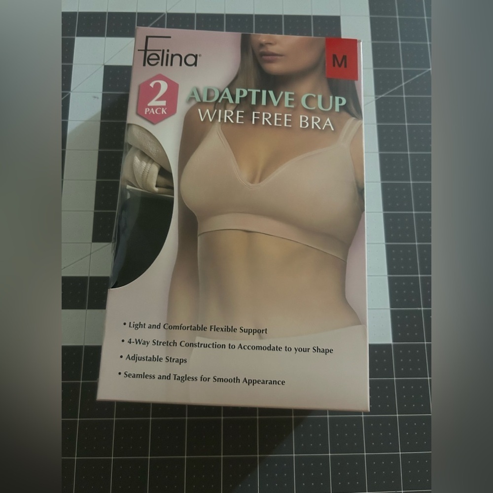Felina Wire-Free Bra - Light Cream
